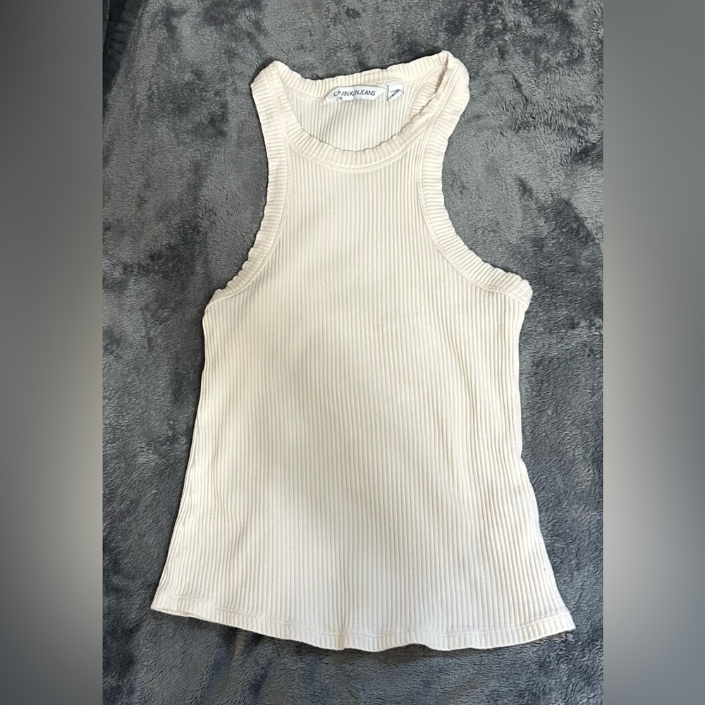 Calvin Klein tank top 
size: xp
color : white